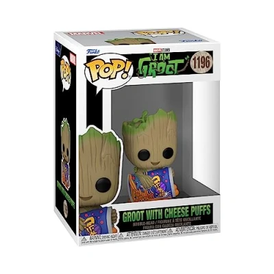 Immagine di Funko Pop! Marvel: Guardians Of The Galaxy Groot 1/6 Odds For Rare Chase Varianteese Puffs Shorts Figura in Vinile da Collezione Idea Regalo Merchandising Ufficiale TV Fans