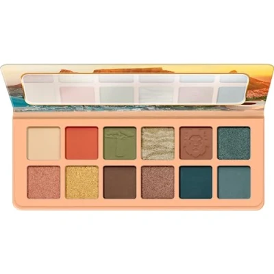 Immagine di Essence Welcome to CAPE TOWN Eyeshadow palette ombretto, multicolore, 12 colori, luccicanti, colori intensi, vegani, senza particelle di microplastica, nanoparticelle, profumo, confezione
