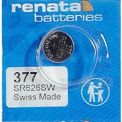 Immagine di 1 batteria Renata, da orologio, senza mercurio, in ossido di argento, disponibile tutte le misure, 361 (SR721 W)