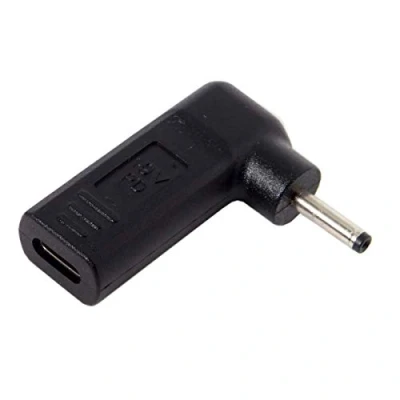 Immagine di chenyang CY USB 3.1 Type C to DC 3.0 * 1.1mm Adapter Emulator Trigger 90 Degree Angled