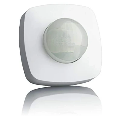 Immagine di SEBSON Rilevatore di Movimento Esterno IP65, Montaggio a Superficie Soffitto, LED adatto, programmabile, 20x4m / 360, Infrarossi Sensore con 2 sensori