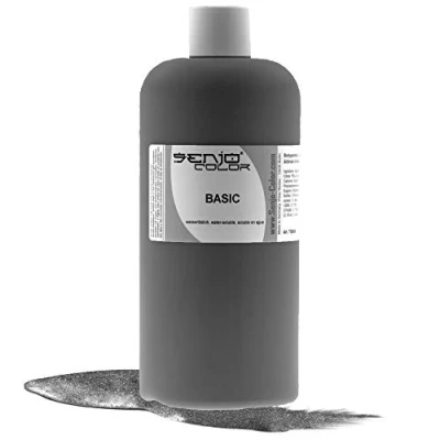 Immagine di Senjo Color Basic Body Paint metallizzato 500 ml argento