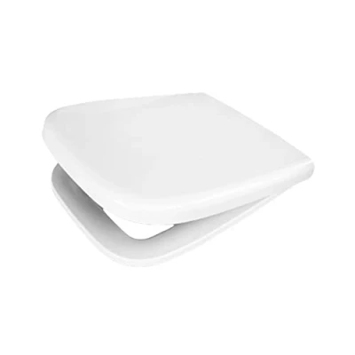 Immagine di Inbagno Copriwater Compatibile VITRA Serie S20, Sedile WC in termoindurente Colore Bianco, Modello dedicato, Completo di Ciambella e Cerniere
