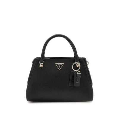 Immagine di Guess Noelle Saffian Borsa a mano, Donna, Taglia: One Size, Schwarz