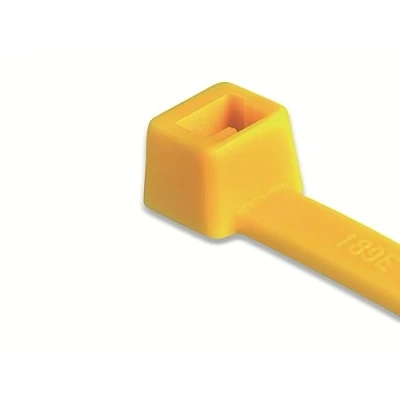 Immagine di HellermannTyton 111 03006 T30R PA66 YE Fascetta per cavi 150 mm 3.50 Giallo resistente alle intemperie 100 pz.
