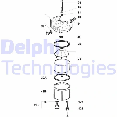Immagine di DELPHI 42015652 12B1 Pompa ad alta pressione