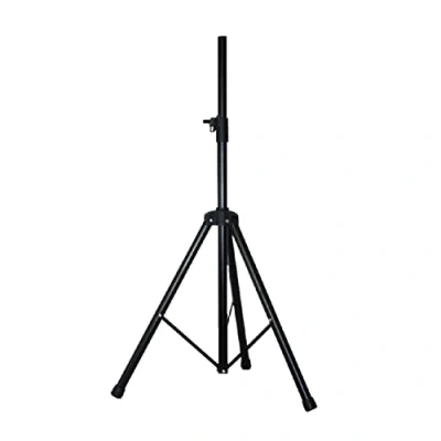 Immagine di Ibiza SS03 Supporto per diffusori in alluminio max 1,80 m e 30 kg Custodia il trasporto inclusa Nero