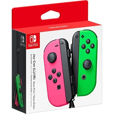 Immagine di Nintendo Switch Joy Con Coppia Controller Verde Neon / Rosa
