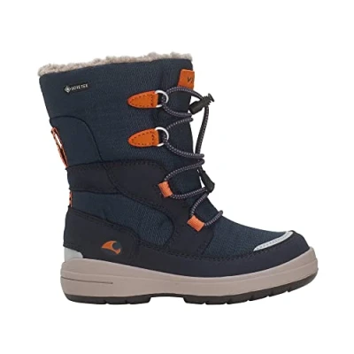 Immagine di Viking Ha​s​l​u​m​ Hi​g​h​ GTX Wa​r​m​, Stivali da Neve Unisex Bambini e ragazzi, Multicolore (Navy/Rust), 31 EU