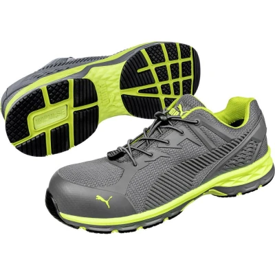 Immagine di PUMA FUSE MOTION 2.0 GREEN LOW 643880 46 ESD scarpe di sicurezza S1P Taglia delle (EU): Grigio, Verde 1 pz.