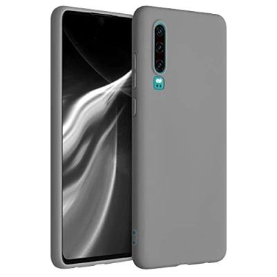 Immagine di kwmobile Custodia Compatibile con Huawei P30 Cover Back Case per Smartphone in Silicone TPU Protezione Gommata stone dust