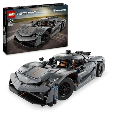 Immagine di LEGO Technic 42173 Hypercar Koenigsegg Jesko Absolut Grigia, Mode...