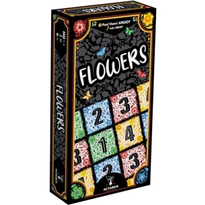 Immagine di Asmodee Actarus Editions Flowers Giochi da tavolo di carte, gioco per bambini, adulti e famiglia, 7 anni, 1 a 4 giocatori, 20 min, versione francese