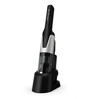 Immagine di Rowenta X Touch, AC9736, Aspirapolvere portatile, Design compatto e leggero, Motore digitale, Base di carica, Sistema svuotamento semplice igienico, Accessori per una pulizia a 360