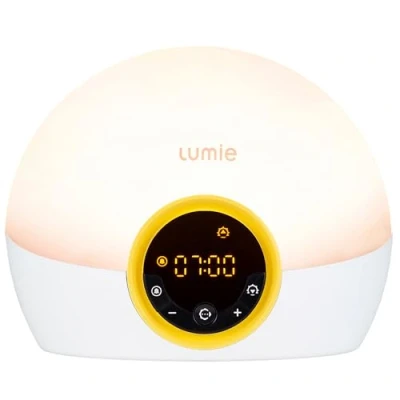 Immagine di Lumie Bodyclock Rise 100 Wake up Light, Sveglia Luminosa con Simulazione dell&#039;Alba e del Tramonto, per un Sonno, Risveglio un&#039;Energia
