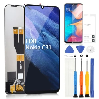 Immagine di ARSSLY LCD Schermo per Nokia C31 TA 1499 1497 1493 Display Digitizer Touch Ricambio Assembly con Strumenti