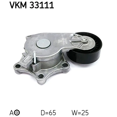 Immagine di SKF VKM 33111 Rullo Tendicinghia CITROËN: C4 Grand Picasso 2, I Picasso, C3 II, PEUGEOT: 308 SW, 3008 I, 208 Hatchback mister auto,