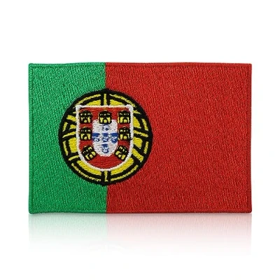 Immagine di Toppa termoadesiva con bandiera portoghese, 7,5 x 5 cm