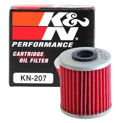 Immagine di K&amp;N Filtro Olio Powersports Cartuccia 38x44mm compatibile con Beta, Kawasaki, Suzuki, LML (KN 207)