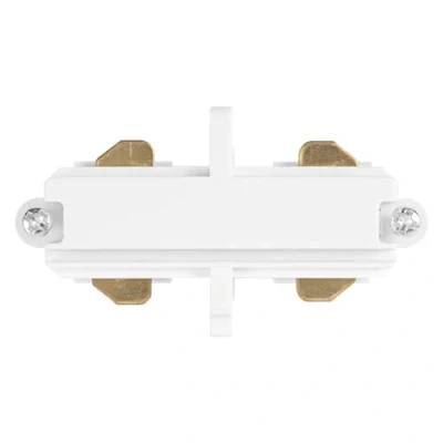 Immagine di LEDVANCE TRACKLIGHT connettore di alimentazione lineare opzionale, bianco, per il collegamento due binari alimentazione, design moderno stile loft, realizzare diverse configurazioni