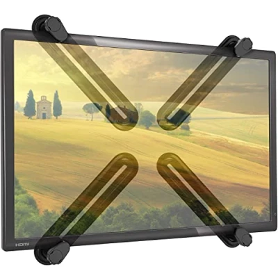 Immagine di Techly NP 364316 Kit Adattatore di Montaggio Non VESA per Monitor 13 27&quot; Nero