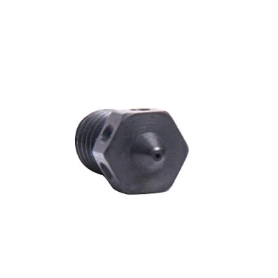Immagine di 1 ugello in acciaio temprato V6 0,25/0,4/0,5/0,6 mm per 1,75 Hotend Prusa stampa PEI PEEK o filamenti fibra di carbonio, 1x 0.6mm