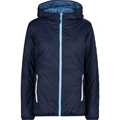 Immagine di CMP Giacca reversibile da donna con cappuccio fisso, Cielo Dusty Blue, 44