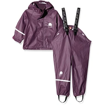 Immagine di CeLaVi Zweiteiliger Regenanzug in Vielen Farben Giacca Impermeabile, Viola (Violett), 68/74 (Taglia Produttore: 70) Bimba
