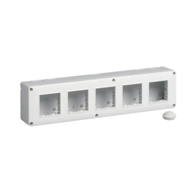 Immagine di Vimar scatole di superficie Scatola ip40 10 modulo 2x5 serie piatta