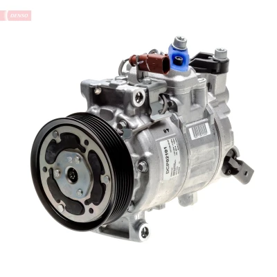 Immagine di DENSO DCP02101 Compressore Aria Condizionata 6SBU14C 12 PAG 46 R 134a con innesto elettromagnetico AUDI: A4 B8 Avant, A5 Coupe, Sedan