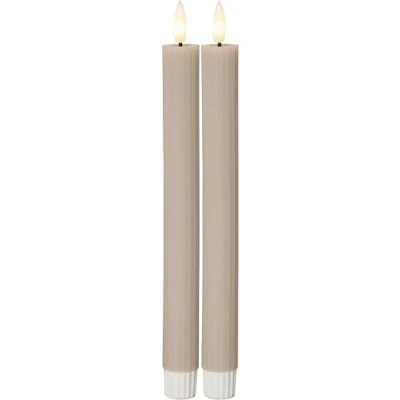 Immagine di Candela stick LED Flame Stripe, set da 2, in cera