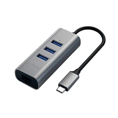 Immagine di Satechi ST TC2N1USB31AM Hub combinato USB Grigio Siderale