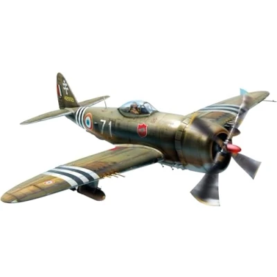 Immagine di MiniArt 48015 1:48 P47D 28RE Franz. Luftw. Basic kit riproduzione fedele del modellismo, di costruzione in plastica, fai da te, hobby, incollaggio, assemblaggio, non verniciato