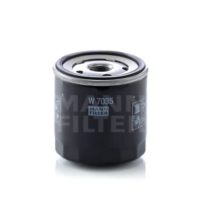 Immagine di MANN FILTER W 7035 Filtro olio 3/4 16 UNF 1B con una valvola blocco arretramento ad avvitamento JEEP: Cherokee III, WRANGLER 3, 2