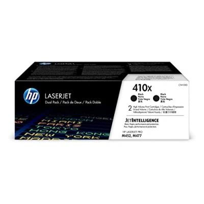 Immagine di HP 410X CF410X CF410XD Cassetta Toner Conf 2 pz Nero 13000 pagine Originale conf. Pz.