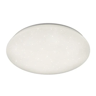 Immagine di Reality Potz Plafoniera LED, Tonda, Diffusore, IP44, Effetto Cielo Stellato con Dimmer a Scatto Diametro 50 cm Integriert, 21 W, Bianco, x 12