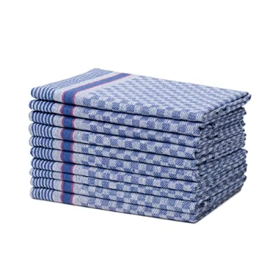 Immagine di Amago 10 Strofinacci, 100% Cotone, 50 x 100 cm Blu