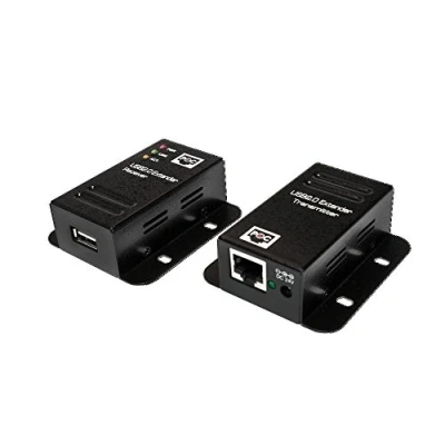 Immagine di LogiLink UA0267 USB 2,0 Cat, 5 Extender Fino a 50 m con 4 Porte, Poe Nero