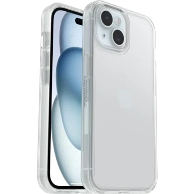 Immagine di Otterbox Symmetry Backcover per cellulare Apple iPhone 15 Trasparente Compatibile con MagSafe