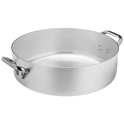 Immagine di Pentole Agnelli Alluminio Professionale, 11.5 L, Acciaio Inossidabile, Argento, 36 cm