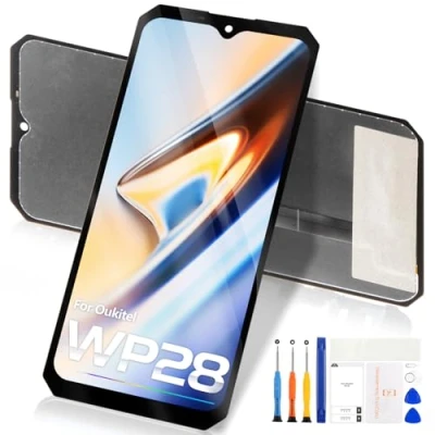 Immagine di Schermo per Oukitel WP28 LCD Display, Touch Screen Digitizer Glass Ricambio Replacement Assembly