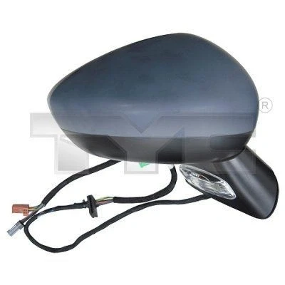 Immagine di Specchio retrovisore esterno Tyc 305 0177 Dx con la prima mano per regolazione elettrica specchio, convesso, termico, ribaltabile/ripiegabile elettric