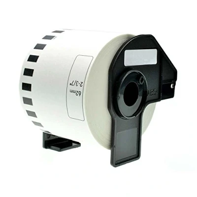 Immagine di 1 Go Inks Compatible Roll of Labels to replace Brother DK 22205 (Labels: Continuous Size: 62mm x 30.48m)