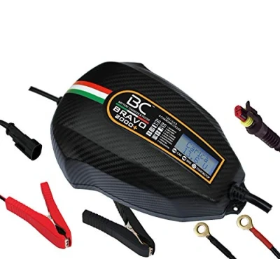 Immagine di Battery ControllerBRAVO 2000+ Caricabatterie/Mantenitore Intelligente 2 Ampere per Batterie 12V Piombo Acido, dotato di Tester Batteria e Alternatore, adatto Moto, Scooter Auto fino a 100Ah