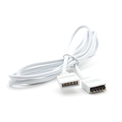 Immagine di RGBW prolunga 5 meter Plug &amp; Play; cavo di collegamento per poli (Pin) RGB + W Strisce LED bianco