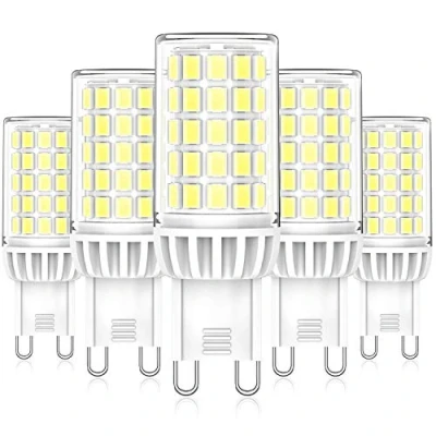 Immagine di Eco.Luma Lampadine LED G9 Bianco Freddo 6000K, 6W Alogena 50W 60W, Non Dimmerabile Lampada, Senza Sfarfallio Angolo del Fascio 360 Confezione da 5
