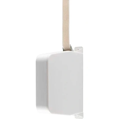 Immagine di Schellenberg 50802 Avvolgitore tapparella Maxi bianco con nastro, per tapparelle avvolgibili, spaziatura dei fori 17 cm, girevole a 180, montaggio parete o sul telaio della finestra