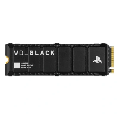 Immagine di Western Digital Black™ SN850P Heatsink 1 TB SSD interno M.2 2280 PCIe NVMe 4.0 x4 Dettaglio WDBBYV0010BNC WRSN