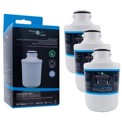 Immagine di FilterLogic FFL 105CH 3x Filtro acqua compatibile con Microfilter MFCMG14211FR, MFCMG14211F, Hotpoint C00300448, SXBD922FWD, SXBD925FWD, Thomson, Indesit