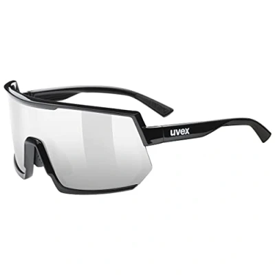 Immagine di uvex sportstyle 235, occhiali sportivi unisex, privo di appannamenti, comfort senza pressione e tenuta perfetta, black/silver, one size